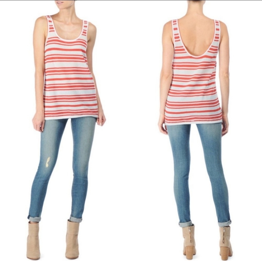 Rag & Bone Kathie Striped Knit Tank Top